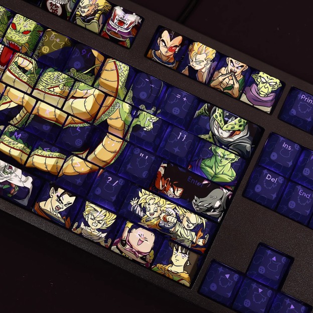 七龍珠透光RGB108鍵標準配列衛星軸鍵帽-GOODTOYSTUDIO