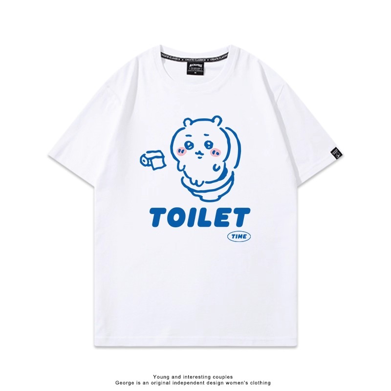 Chiikawa 2025親子情侶男女同款 印花短袖T恤-GOODTOYSTUDIO