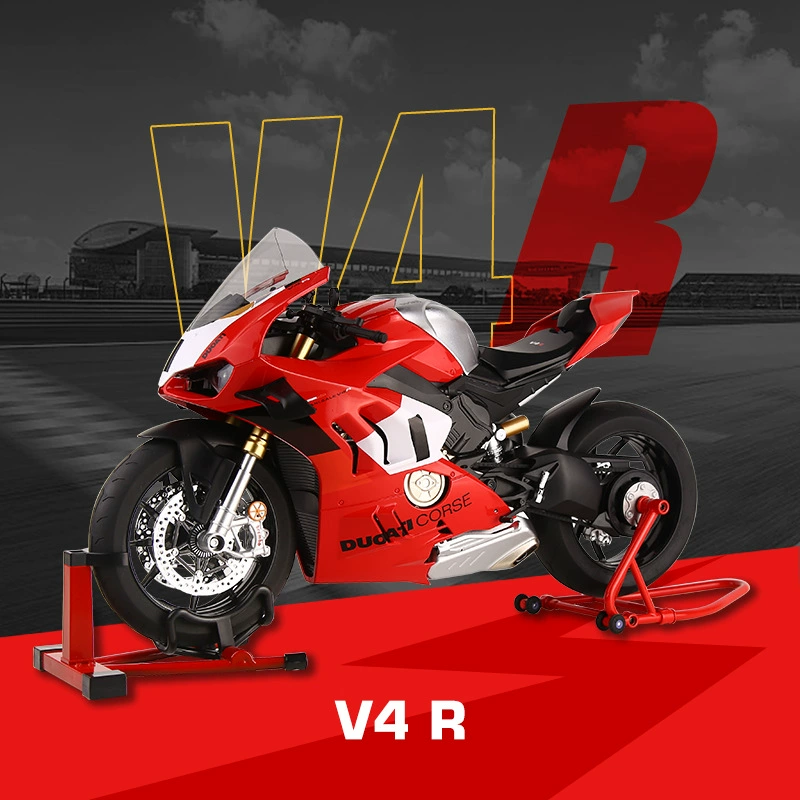 1:6 杜卡迪-V4R 賽道版 合金重型 仿真機車模型