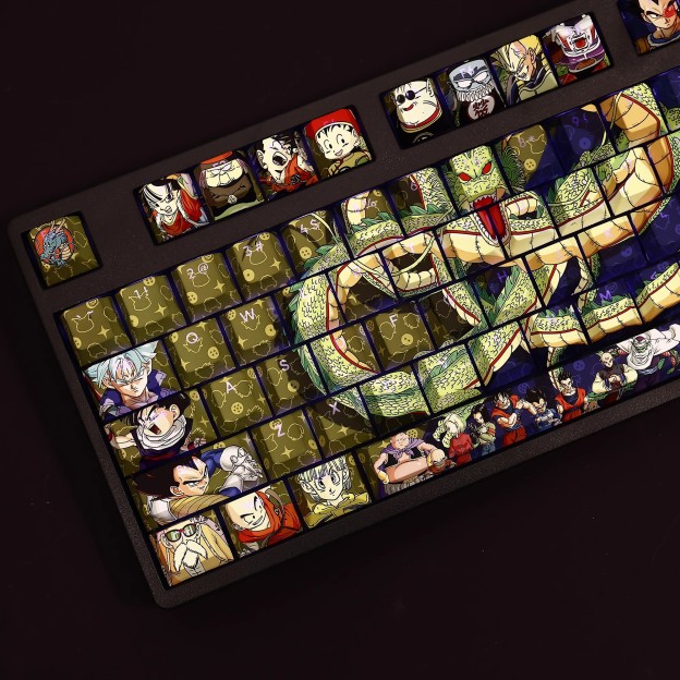 七龍珠透光RGB108鍵標準配列衛星軸鍵帽-GOODTOYSTUDIO