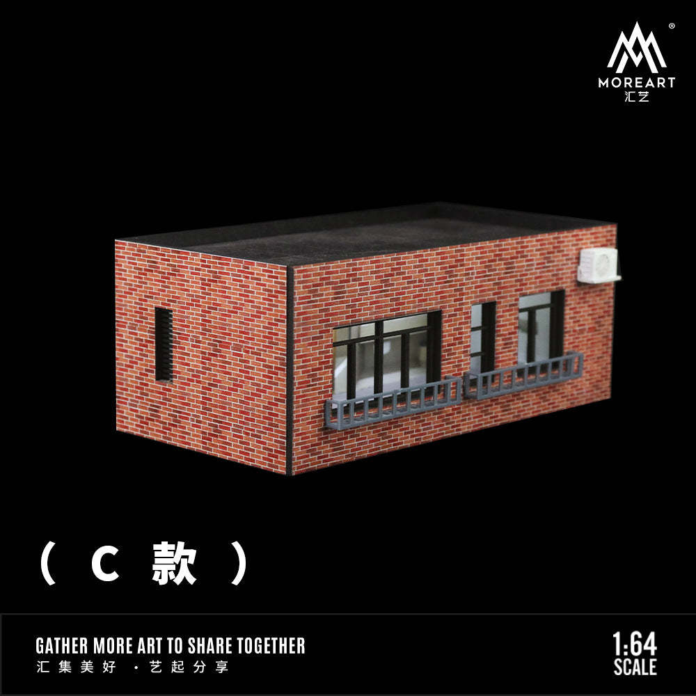 匯藝MoreArt1:64 樓體積木場景仿真模型 收藏 擺件-GOODTOYSTUDIO