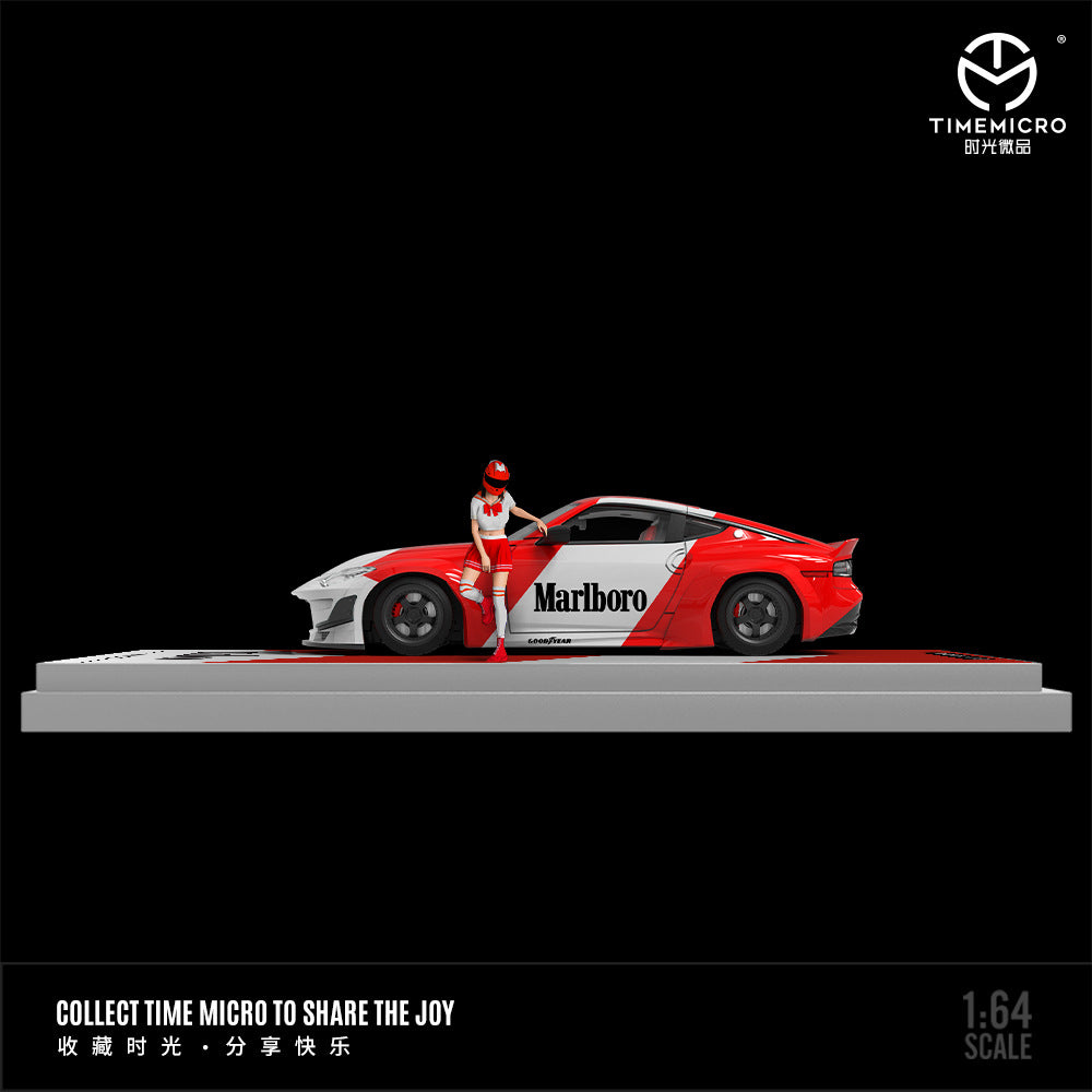 TM 1:64 尼桑400Z 殼牌和萬寶路塗裝仿真合金汽車模型-GOODTOYSTUDIO