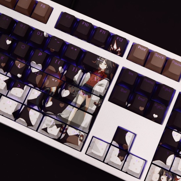 鬼怒川霞透光RGB108鍵標準配列衛星軸鍵帽-GOODTOYSTUDIO