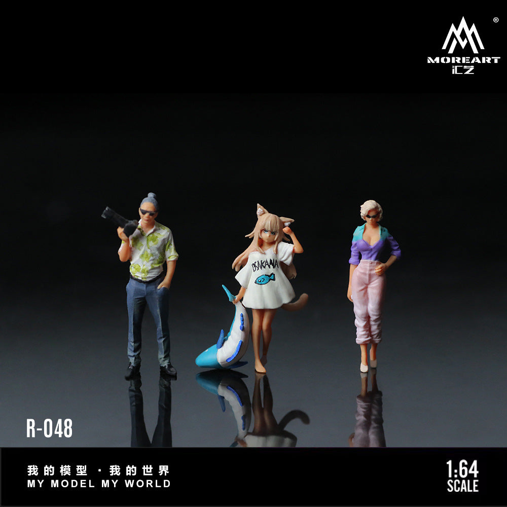 MoreArt1:64  動漫少女攝影人偶套裝仿真樹脂模型-GOODTOYSTUDIO
