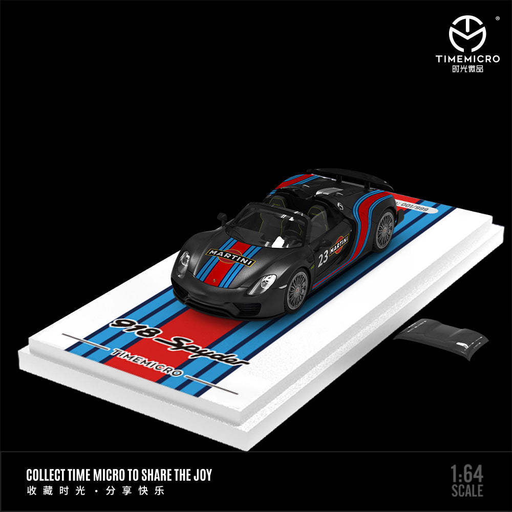 時光TimeMicro1:64  保時捷918馬天尼仿真合金汽車模型-GOODTOYSTUDIO