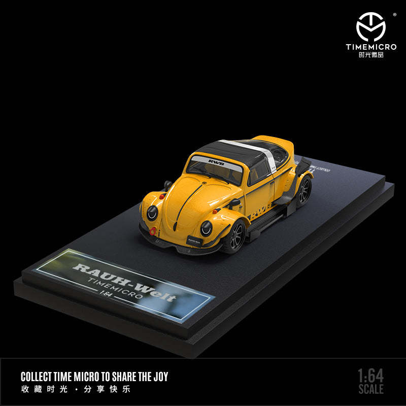 TimeMicro1:64 RWB甲殼蟲 素色仿真合金汽車模型-GOODTOYSTUDIO