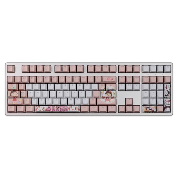 櫻桃小丸子透光RGB108鍵標準配列衛星軸鍵帽-GOODTOYSTUDIO