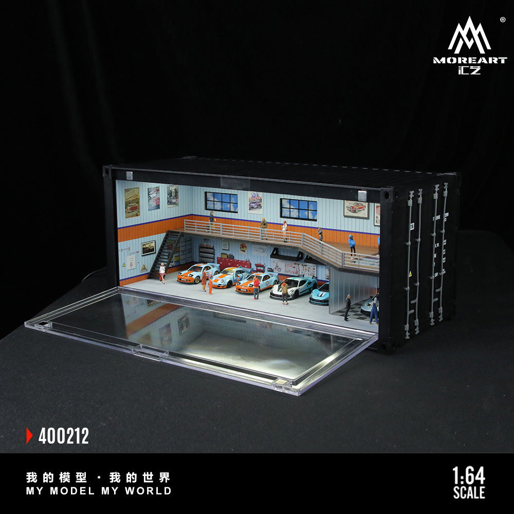 匯藝MoreArt 集裝箱維修店場景E款 仿真模型 收藏禮品擺件-GOODTOYSTUDIO