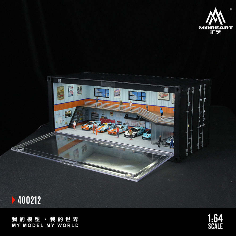 匯藝MoreArt 集裝箱維修店場景E款 仿真模型 收藏禮品擺件-GOODTOYSTUDIO