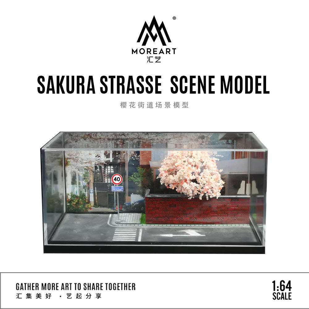 MoreArt1:64 櫻花街道手工場景模型-GOODTOYSTUDIO
