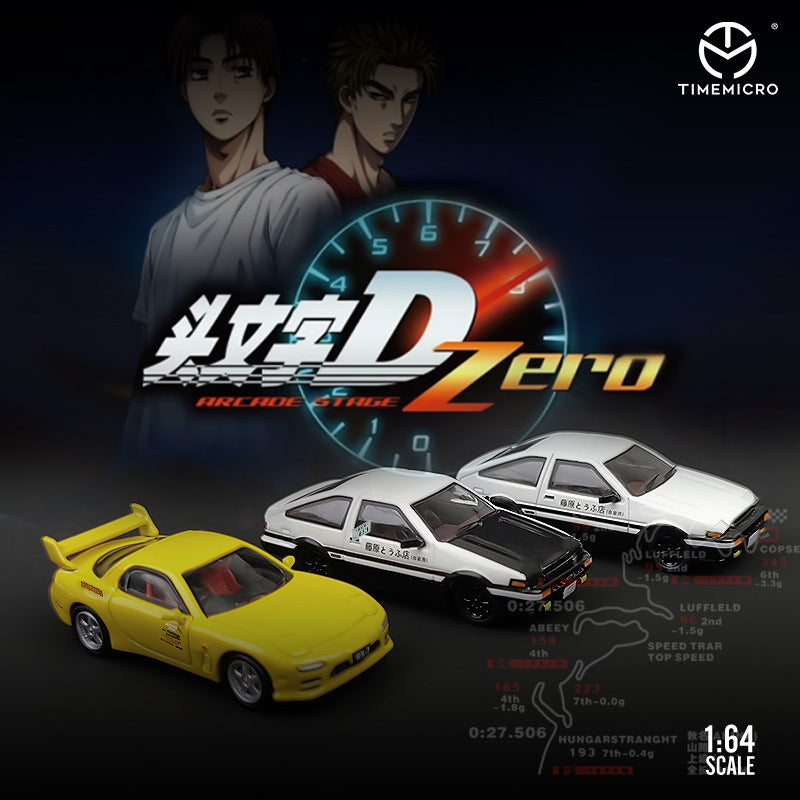 TM 1:64豐田AE86頭文字D閉燈版合金仿真汽車模型-GOODTOYSTUDIO