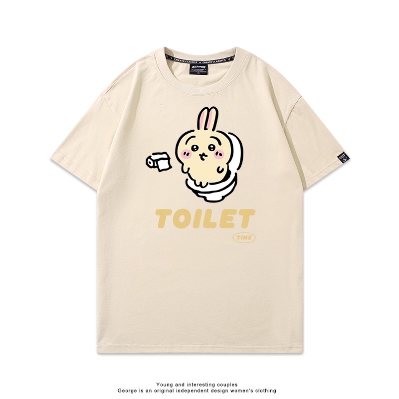 Chiikawa 2025親子情侶男女同款 印花短袖T恤-GOODTOYSTUDIO