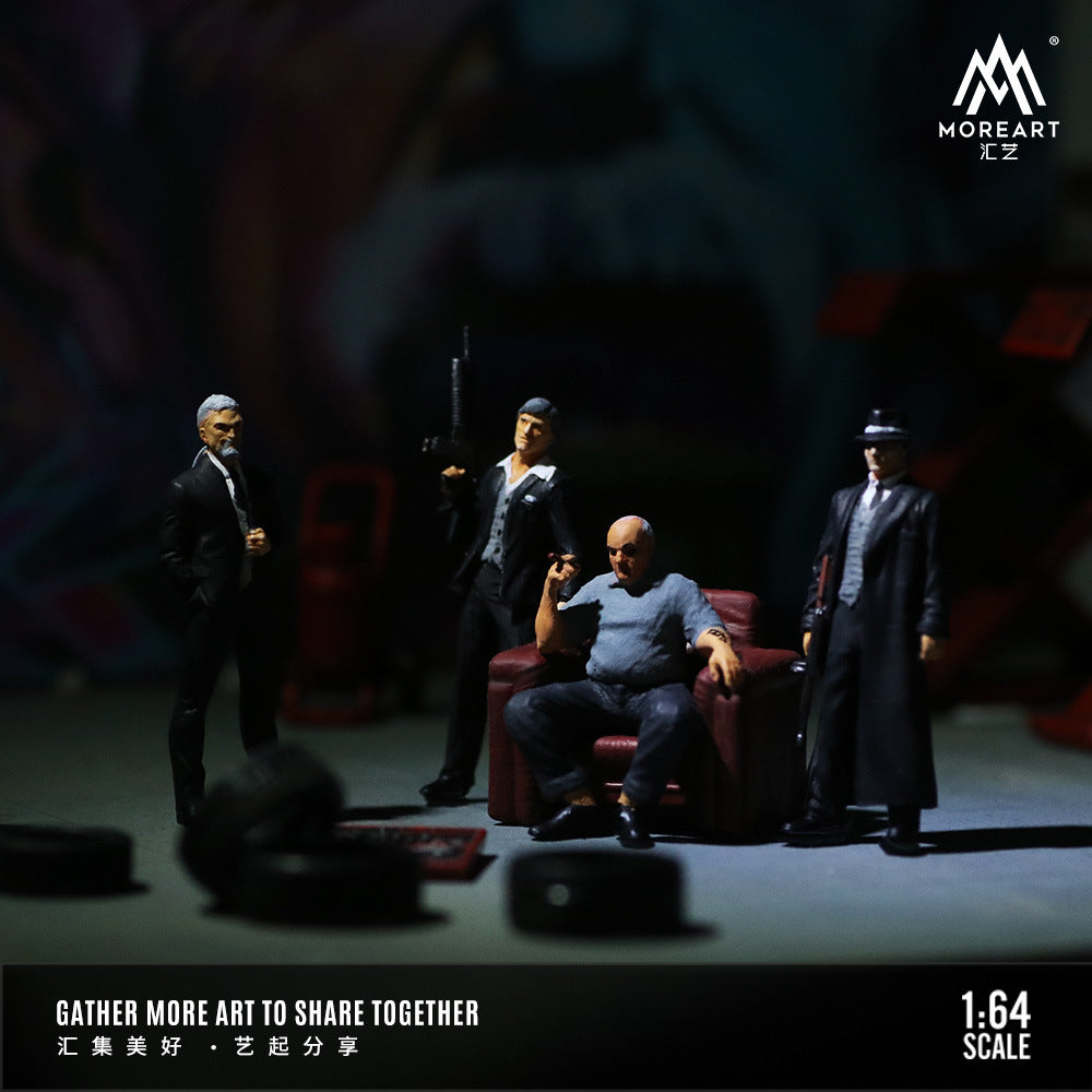 MoreArt1:64 幫派大佬套裝樹脂模型-GOODTOYSTUDIO