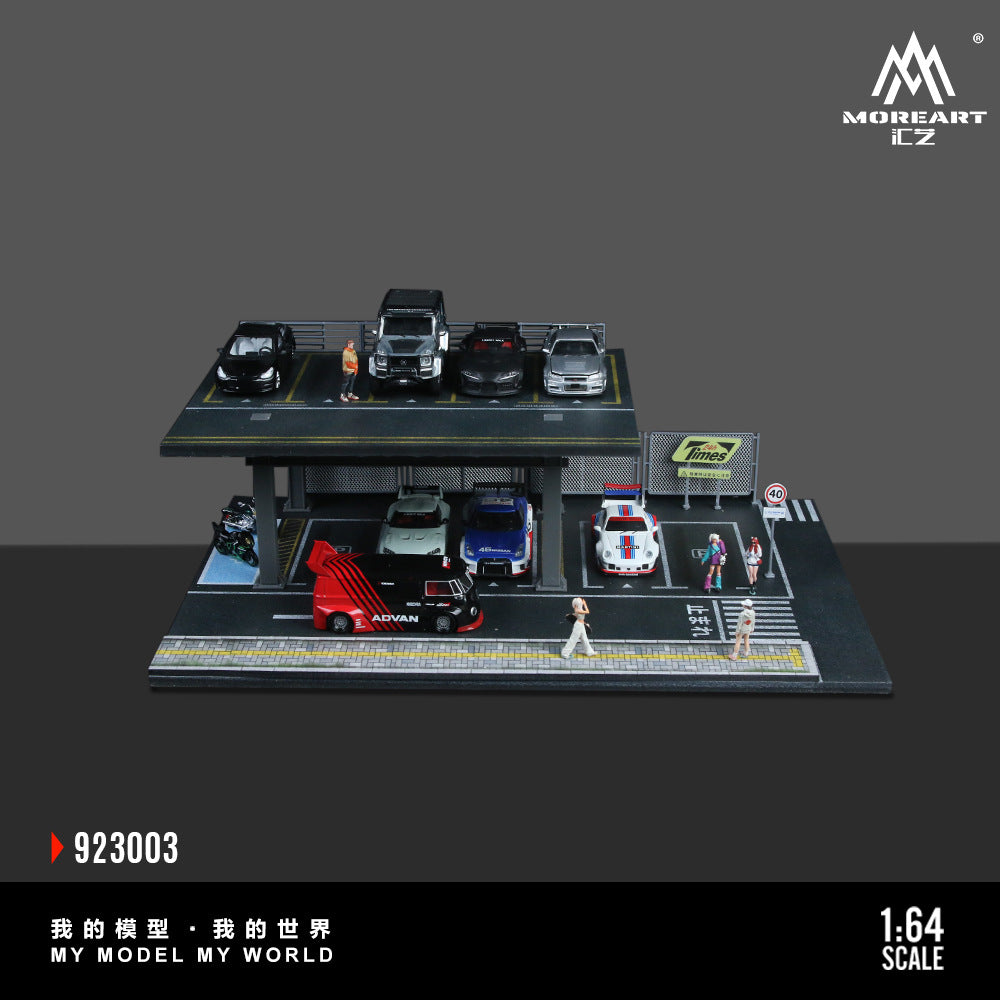 匯藝MoreArt1:64  鋼架結構平臺系列拼裝場景仿真模型-GOODTOYSTUDIO