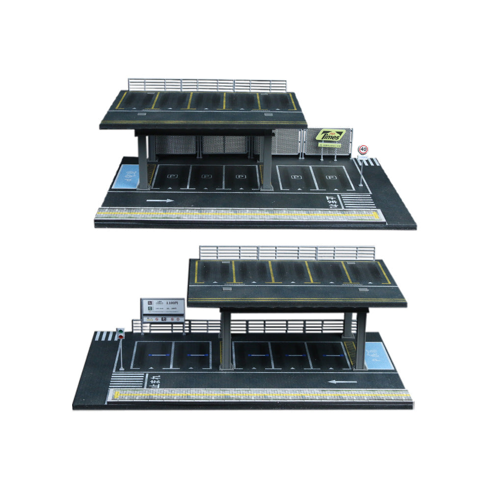 匯藝MoreArt1:64  鋼架結構平臺系列拼裝場景仿真模型-GOODTOYSTUDIO