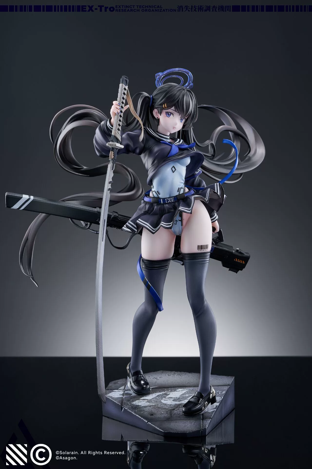 Solarain Toys Colors BLUE 少女雙馬尾水手服 青時雨