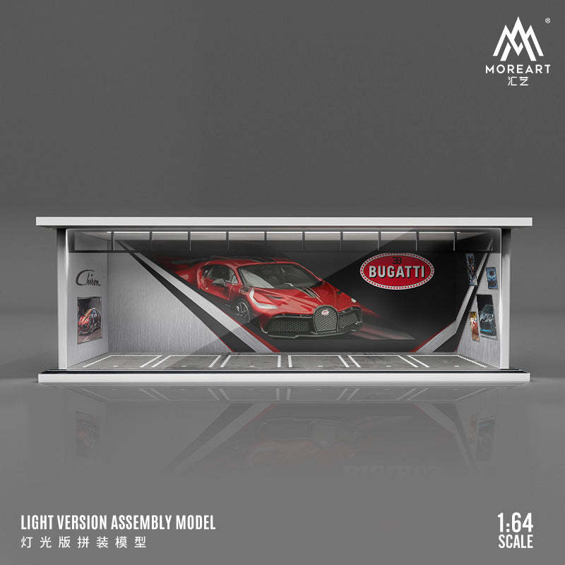 MoreArt1:64 汽車文化灌籃高手燈光版汽車模型拼裝場景模型-GOODTOYSTUDIO