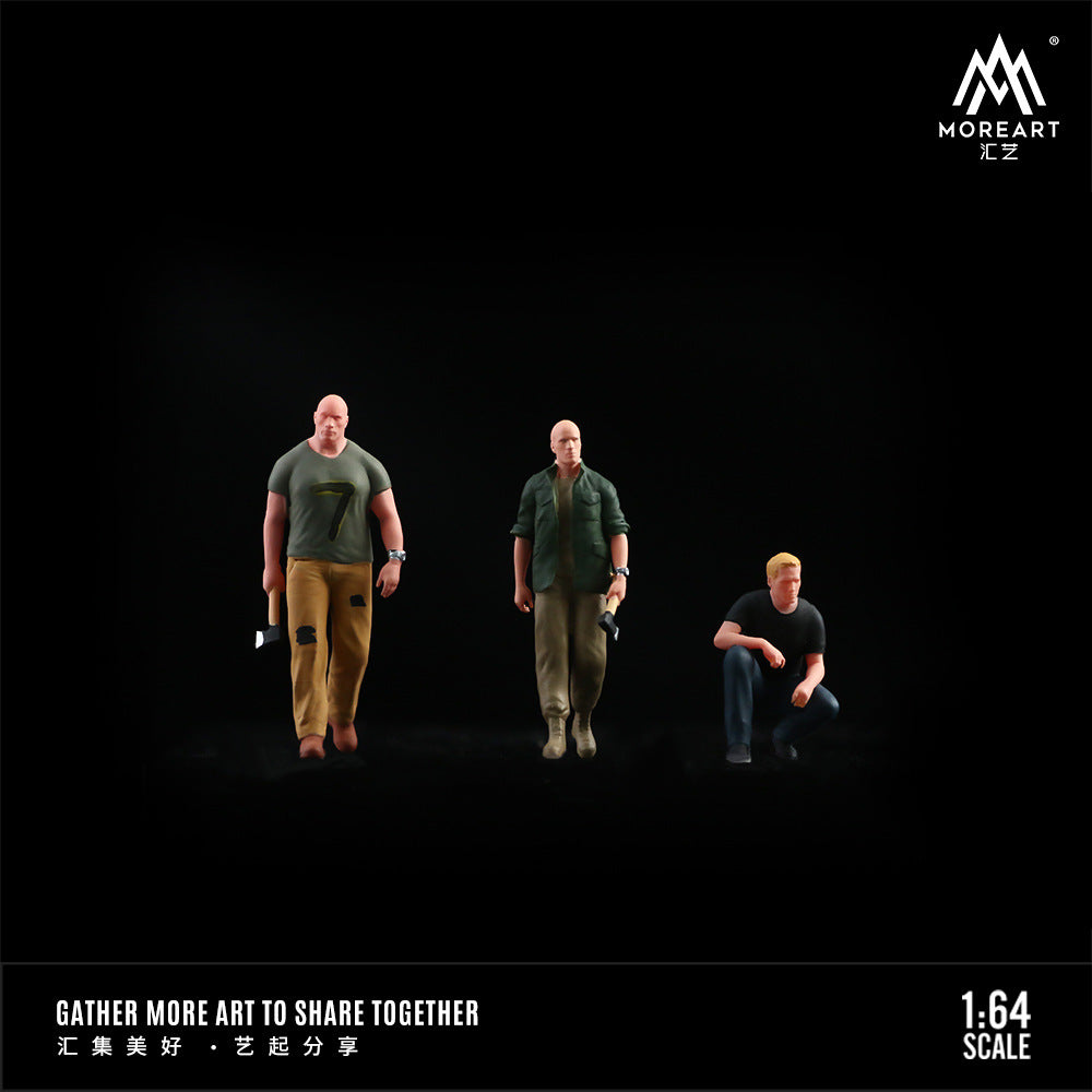 MoreArt1:64 速度與激情人偶D套裝 樹脂模型 -GOODTOYSTUDIO