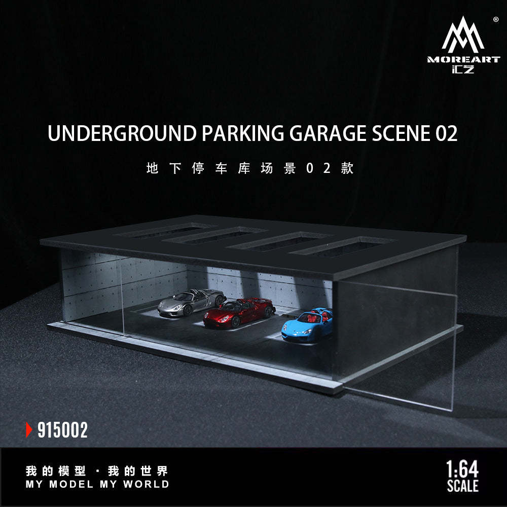 MoreArt1:64  地下停車庫燈光版拼裝場景模型-GOODTOYSTUDIO