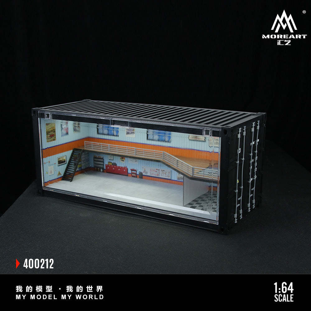 匯藝MoreArt 集裝箱維修店場景E款 仿真模型 收藏禮品擺件-GOODTOYSTUDIO