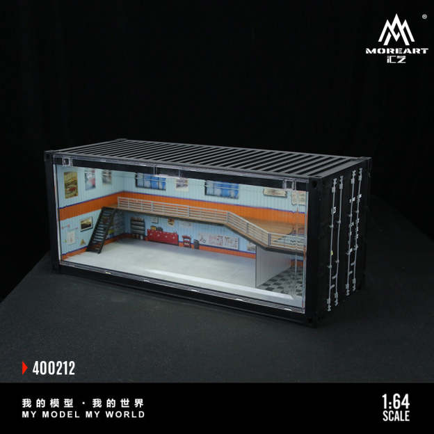 匯藝MoreArt 集裝箱維修店場景E款 仿真模型 收藏禮品擺件-GOODTOYSTUDIO