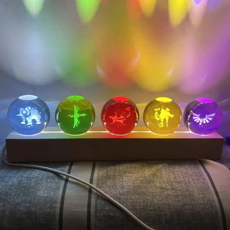 薩爾達傳說神獸系列水晶球 LED創意桌面擺件
