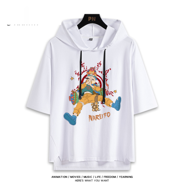 火影忍者  連帽短袖T恤-GOODTOYSTUDIO