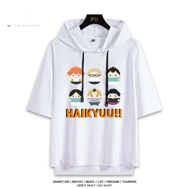 排球少年 連帽短袖T恤-GOODTOYSTUDIO