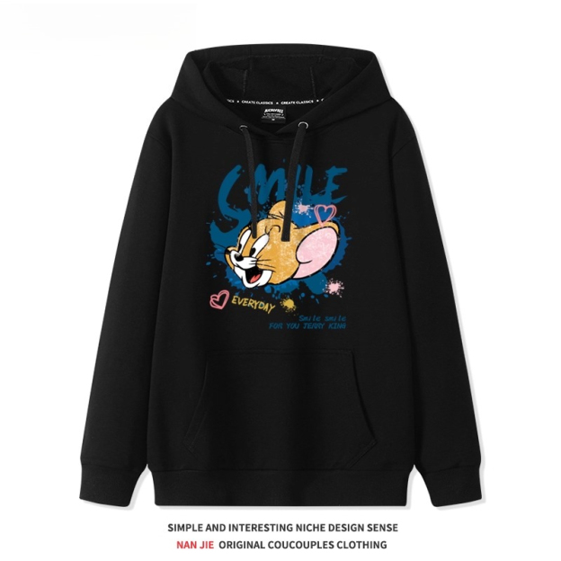 貓和老鼠 聯名衛衣2025秋冬新款 親子情侶裝連帽衛衣