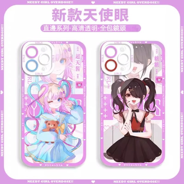 蘋果 系列主播女孩重度依賴 天使眼透明防摔軟殼