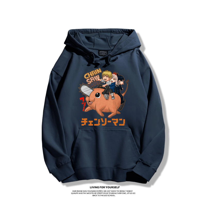 鏈鋸人 2025秋冬新款 親子情侶男女連帽衛衣-ZUIHANG SHOP