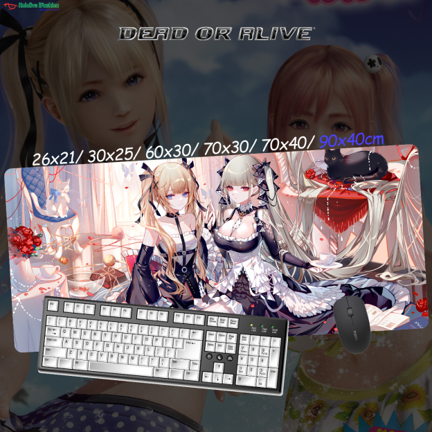 生死格鬥系列 超大鎖邊主題桌墊 布質滑鼠墊