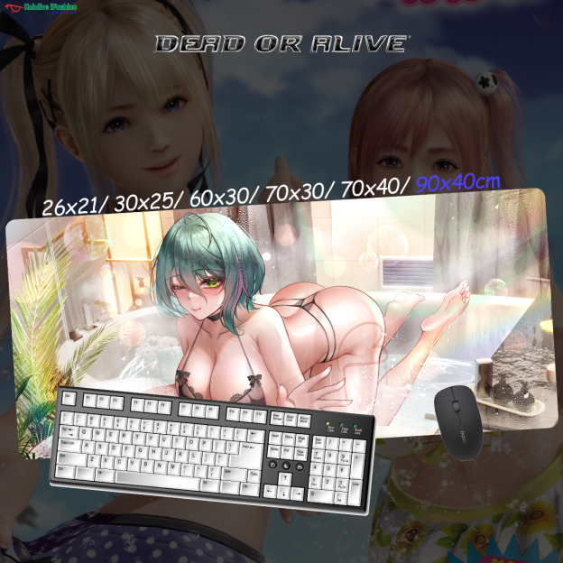 生死格鬥系列 超大鎖邊主題桌墊 布質滑鼠墊