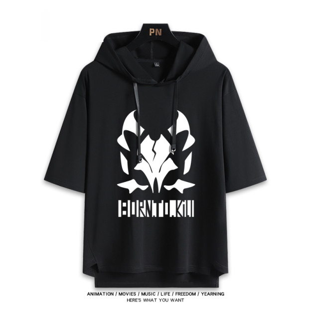 蔚藍檔案 鬼方佳代子 連帽短袖T恤-GOODTOYSTUDIO