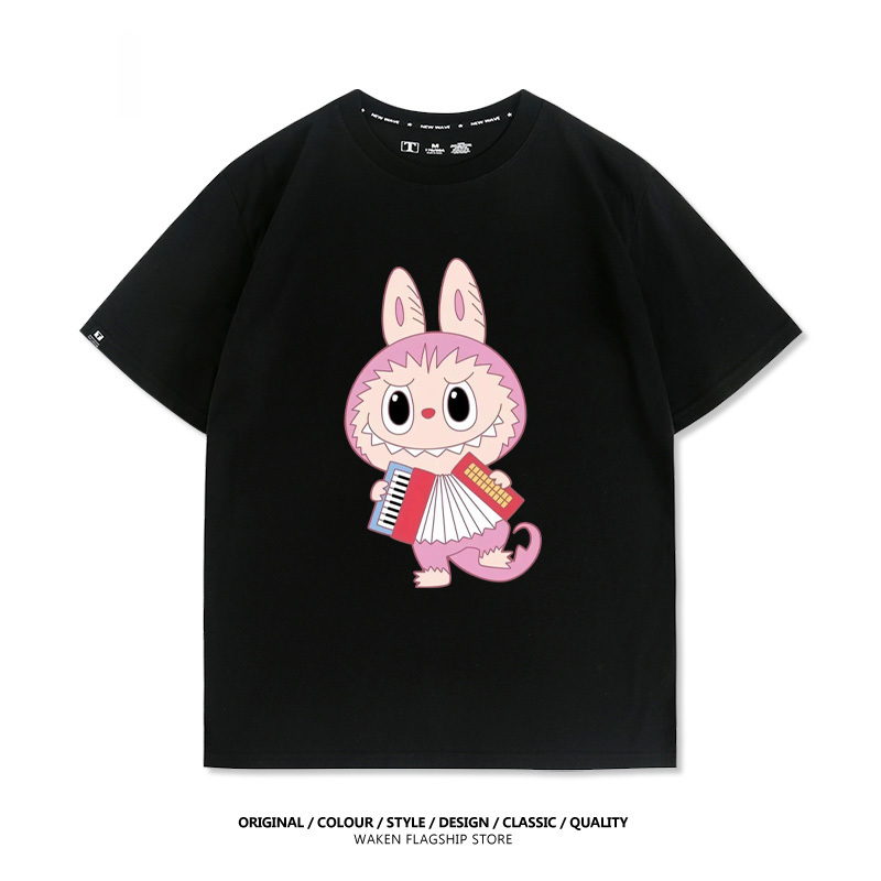 Labubu卡通潮牌 印花T恤-GOODTOYSTUDIO