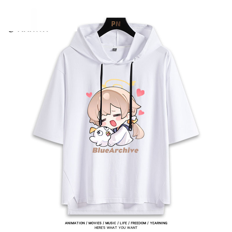 蔚藍檔案 連帽短袖T恤-GOODTOYSTUDIO