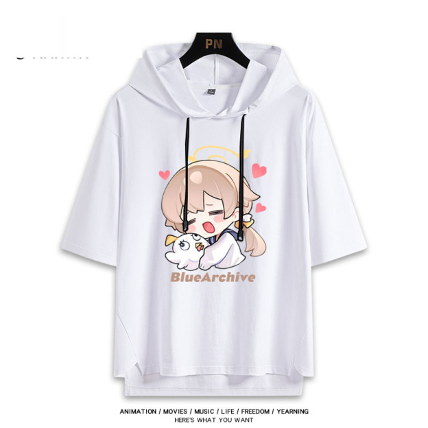 蔚藍檔案 連帽短袖T恤-GOODTOYSTUDIO