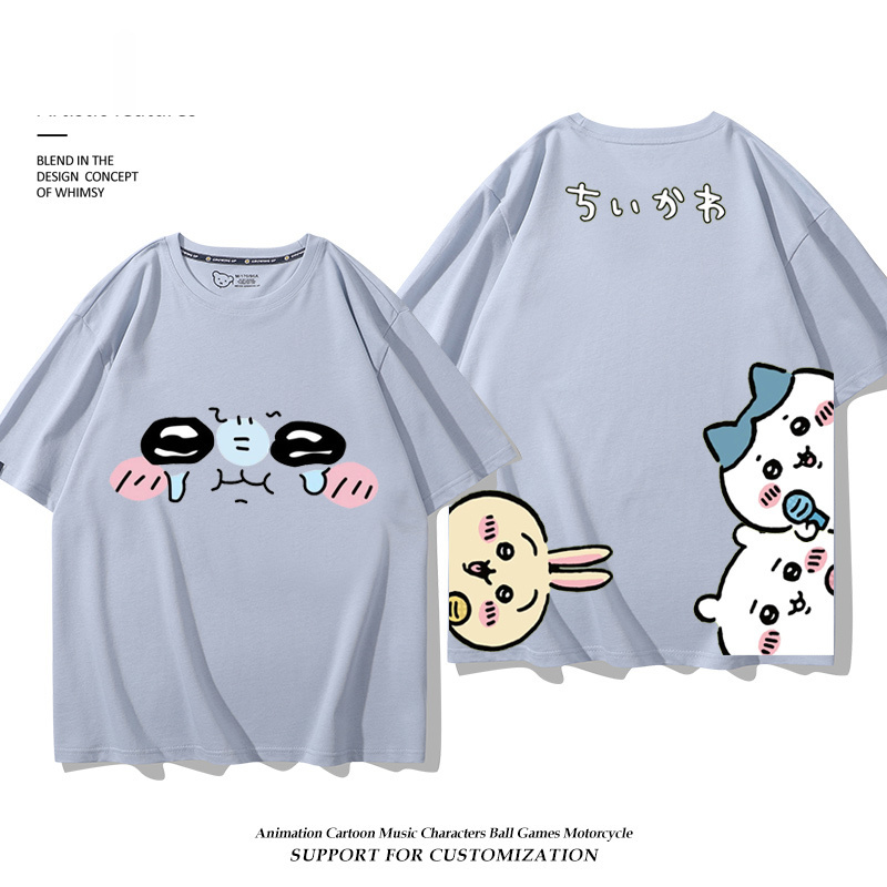 Chiikawa 2025親子情侶男女同款 印花短袖T恤-GOODTOYSTUDIO