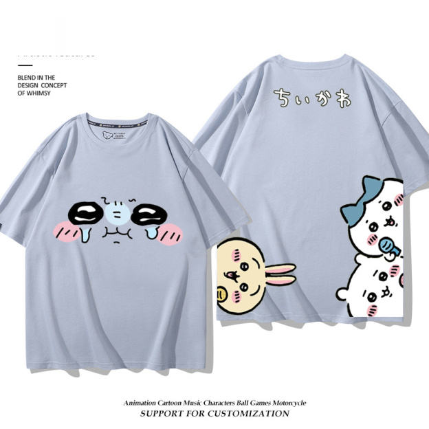 Chiikawa 2025親子情侶男女同款 印花短袖T恤-GOODTOYSTUDIO