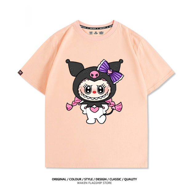 LabubuX三麗鷗 印花T恤-GOODTOYSTUDIO