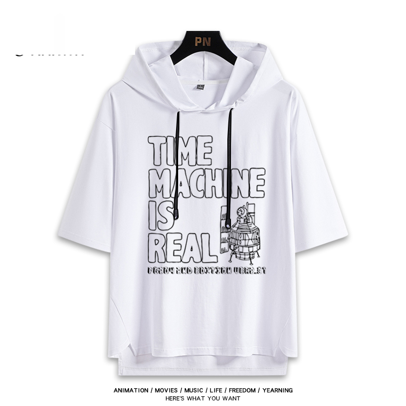 命運石之門 連帽短袖T恤-GOODTOYSTUDIO