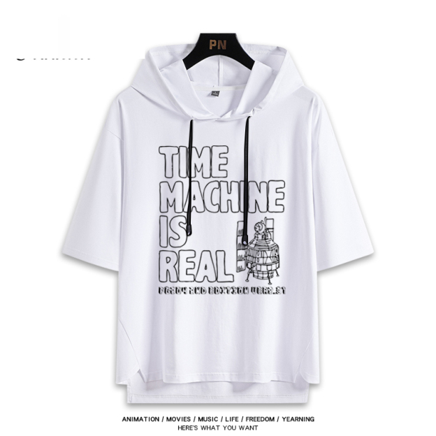 命運石之門 連帽短袖T恤-GOODTOYSTUDIO