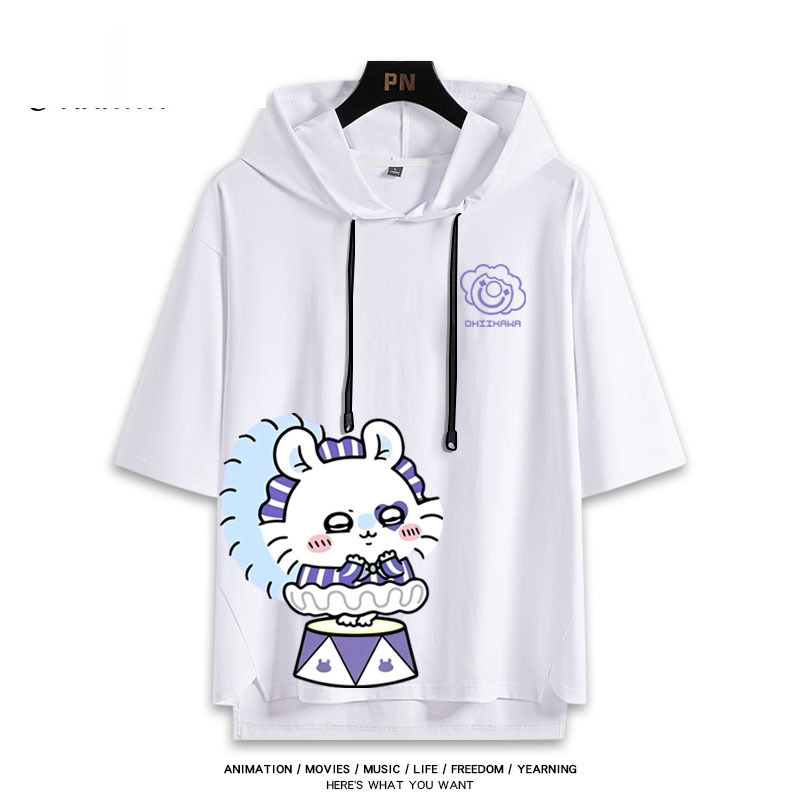 Chiikawa 忘本 連帽短袖T恤