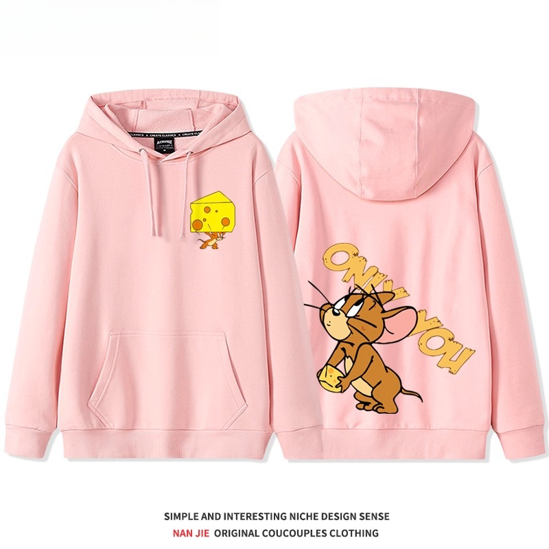 貓和老鼠 聯名衛衣2025秋冬新款 親子情侶裝連帽衛衣