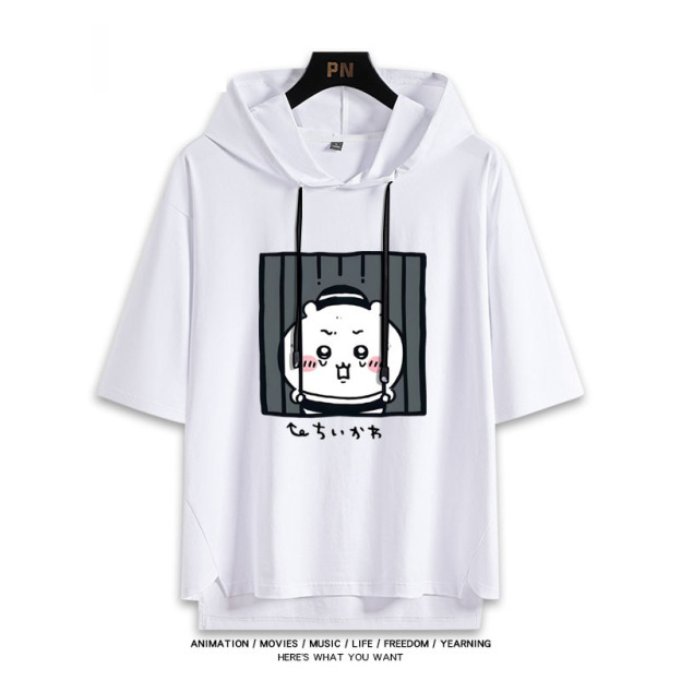 Chiikawa 忘本 連帽短袖T恤