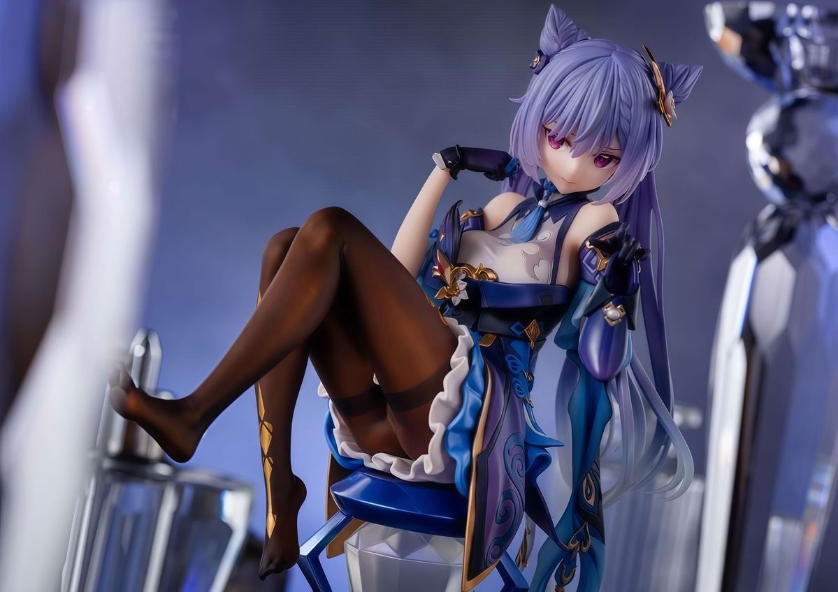 原神 霆霓快雨 刻晴 提鞋坐姿 1/7 雙頭雕-GOODTOYSTUDIO