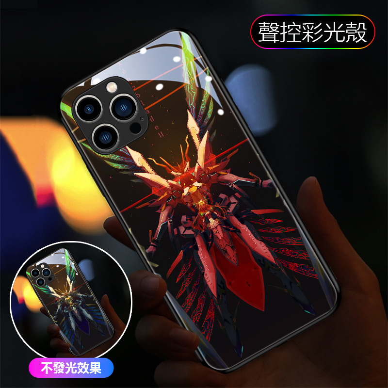 機動戰士鋼彈來電閃智能發光手機殼