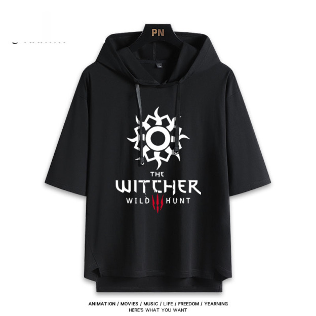 巫師3狂獵遊戲 連帽短袖T恤-GOODTOYSTUDIO