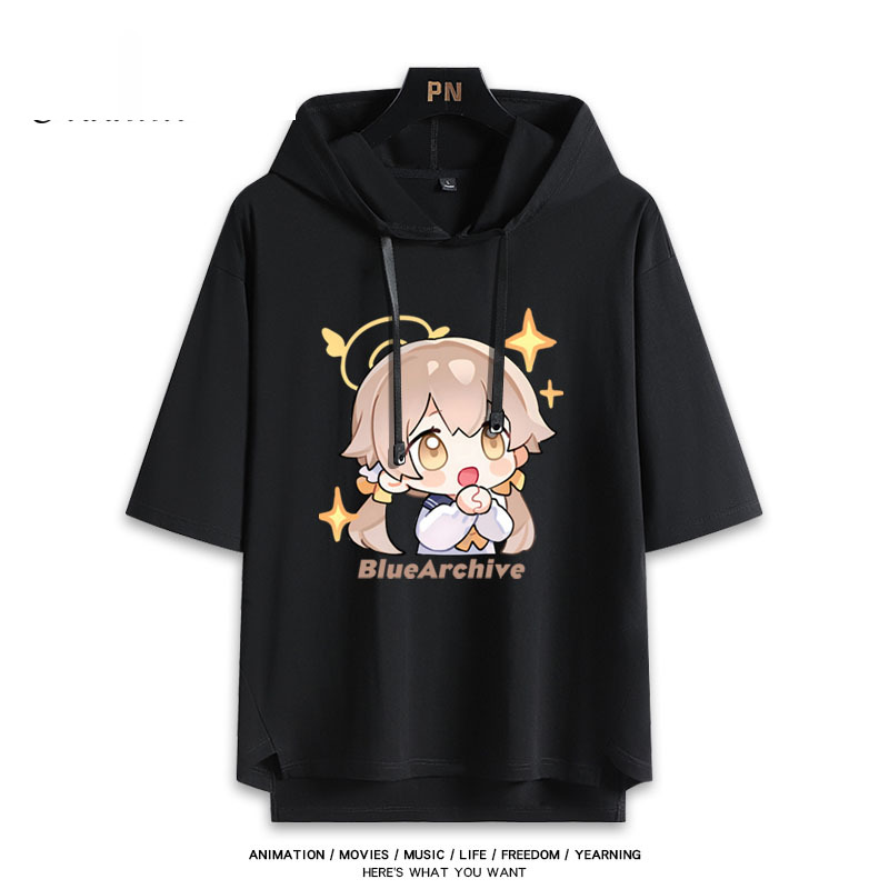 蔚藍檔案 連帽短袖T恤-GOODTOYSTUDIO