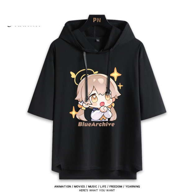 蔚藍檔案 連帽短袖T恤-GOODTOYSTUDIO